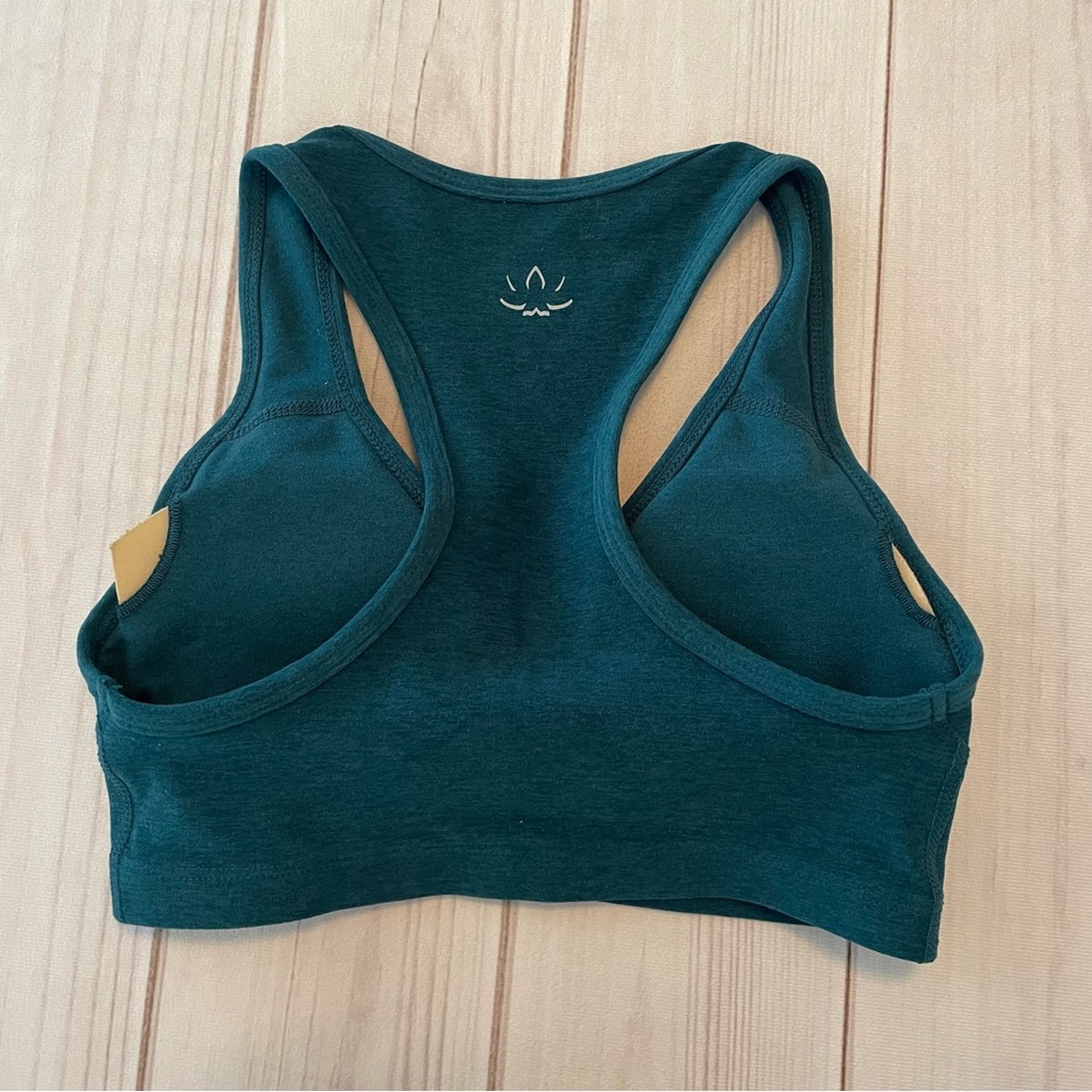 Beyond Yoga Lift Your Spirits Sports Bra Women's XS Teal Blue Green Soft Stretch - Picture 5 of 10